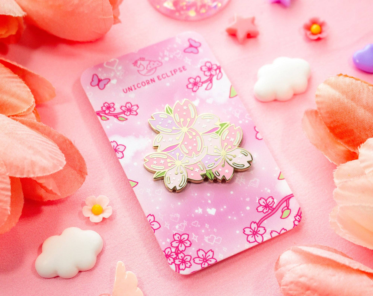 Sakura Enamel Pin