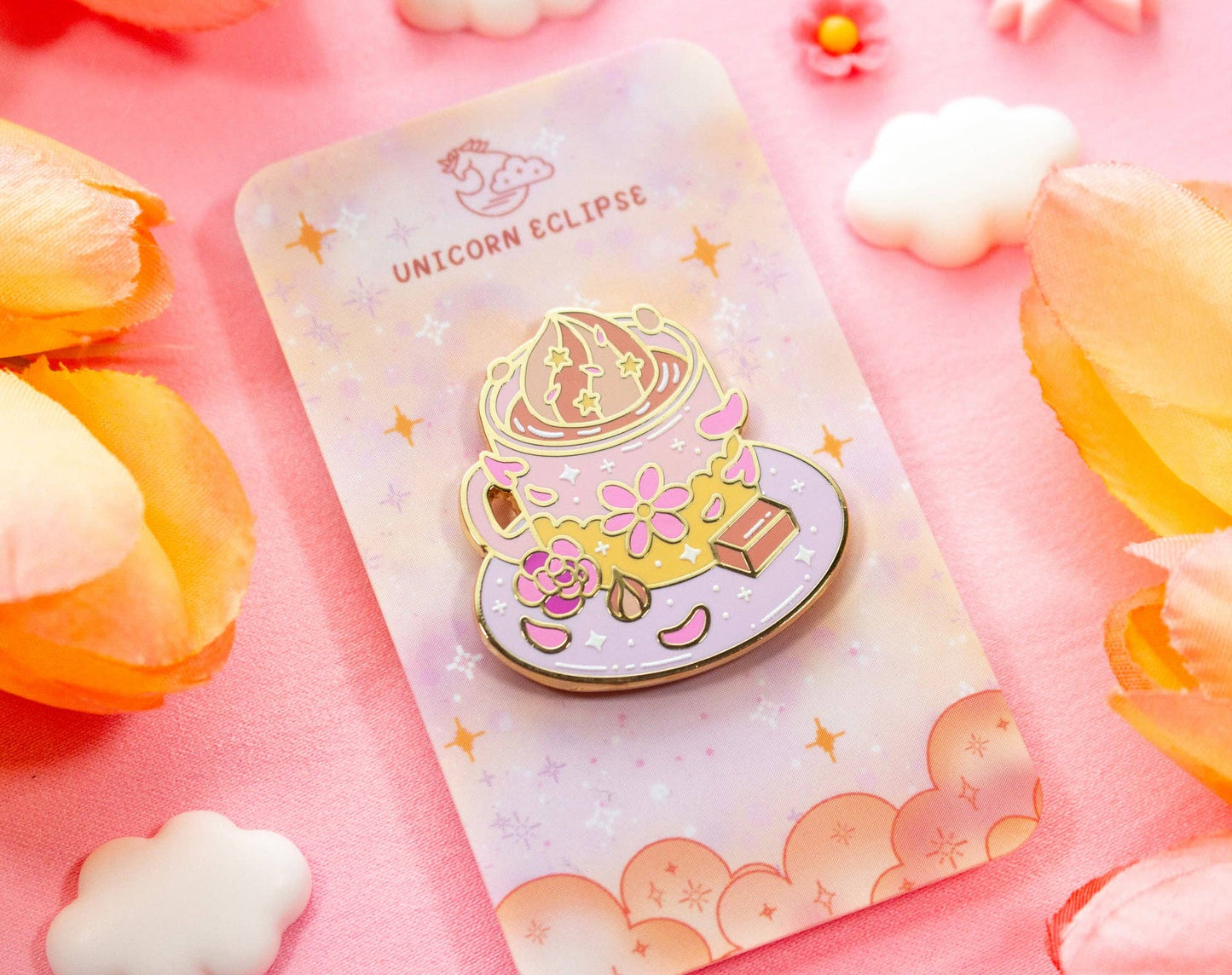 Cozy Coffee Enamel Pin