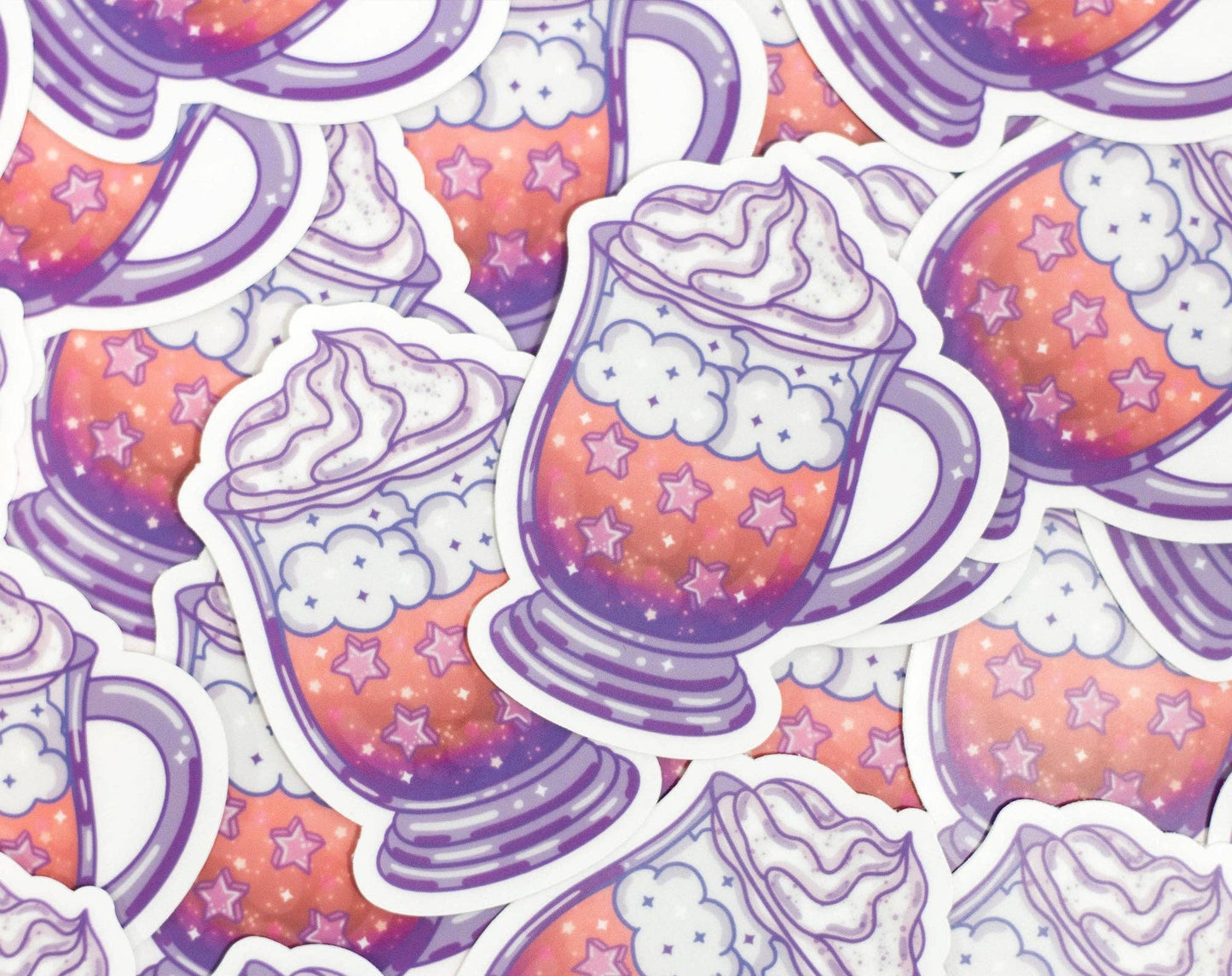 Iced Coffee Clear Sticker