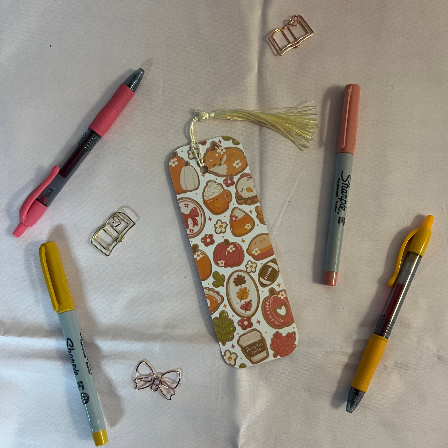 Yummy Fall Cookie Bookmark 💖