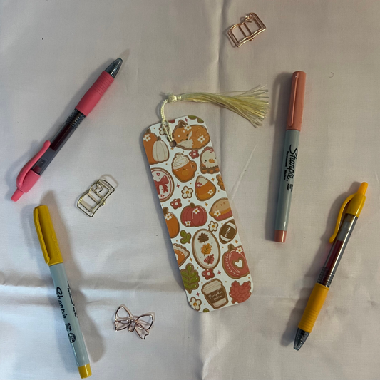 Yummy Fall Cookie Bookmark 💖