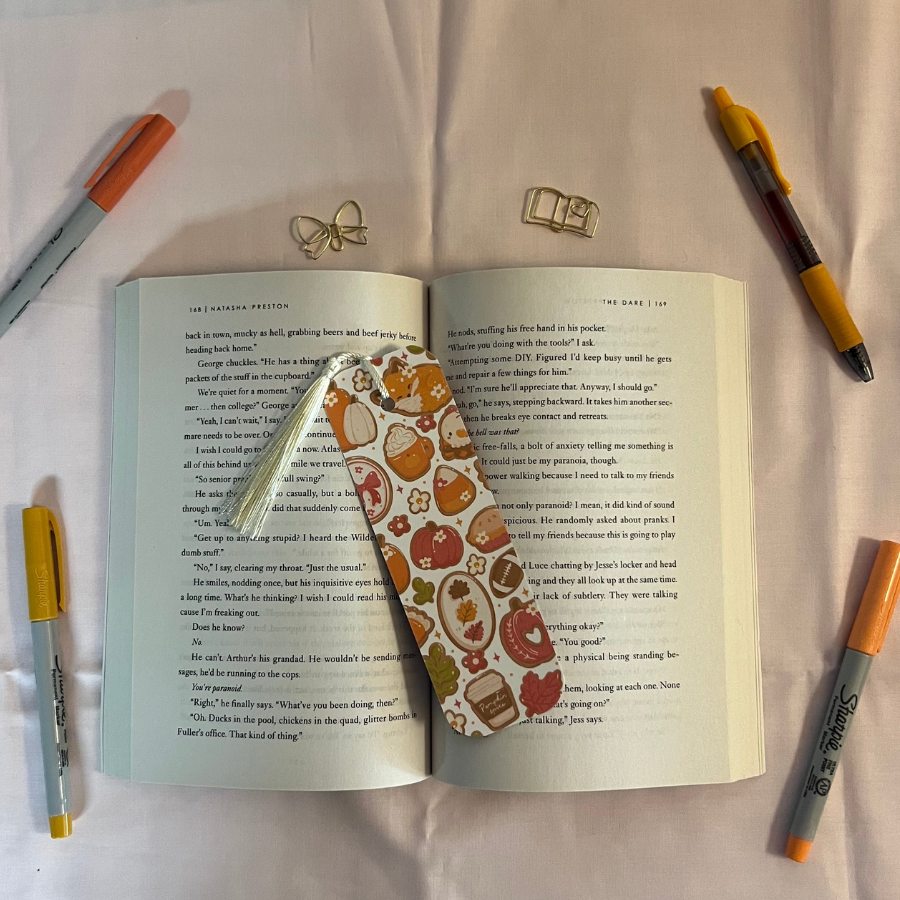 Yummy Fall Cookie Bookmark 💖