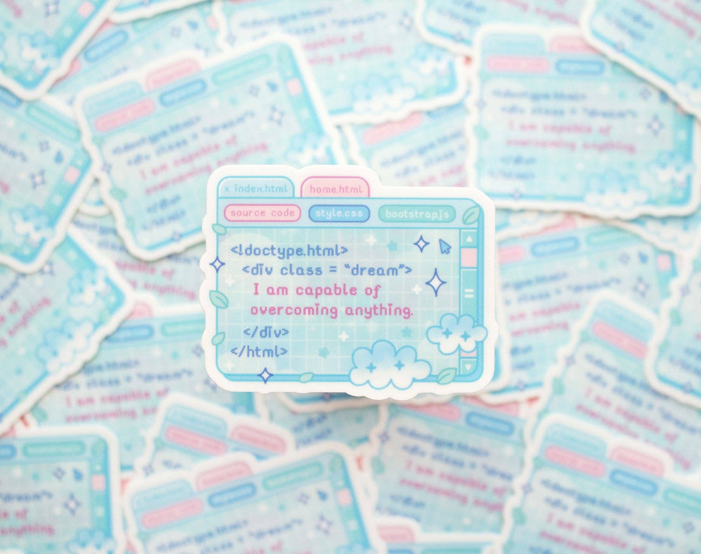 Coding Affirmation Sticker