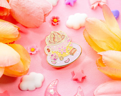 Cozy Coffee Enamel Pin