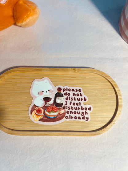 Please do not Disturb Sticker