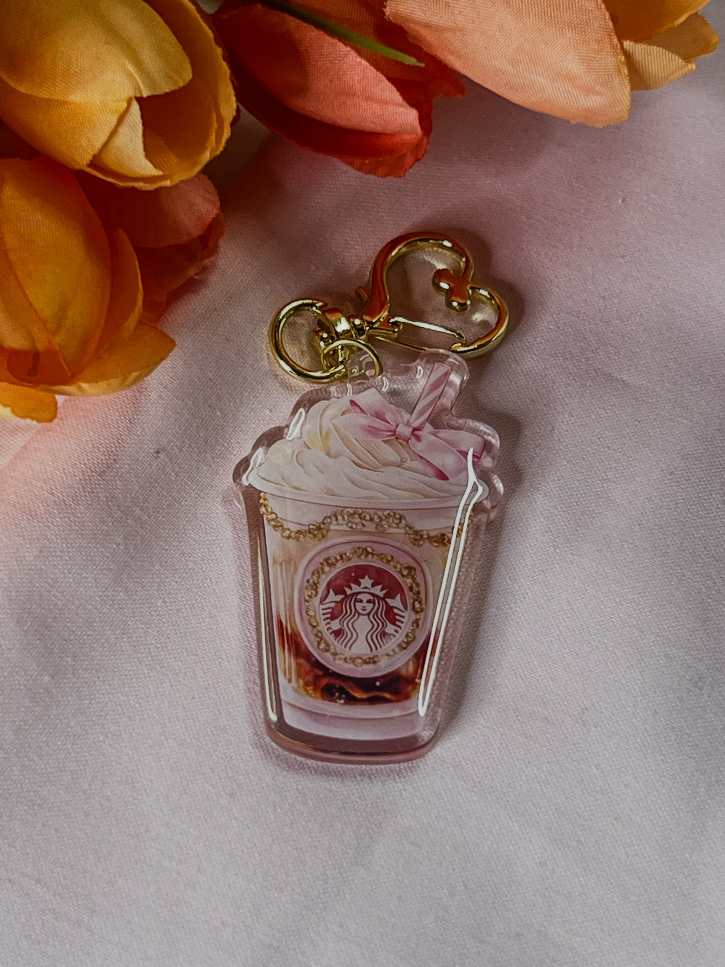 Coquette Coffee Keychain