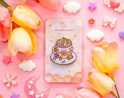 Cozy Coffee Enamel Pin