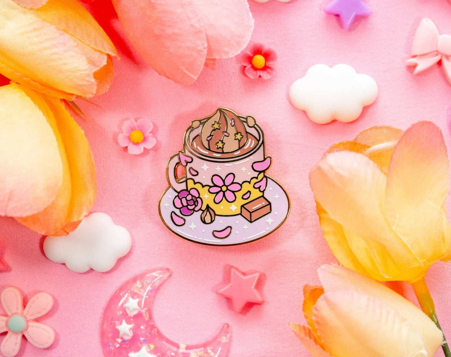 Cozy Coffee Enamel Pin