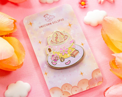 Cozy Coffee Enamel Pin