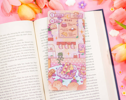 Pastel Pastry Reading Log Bookmark