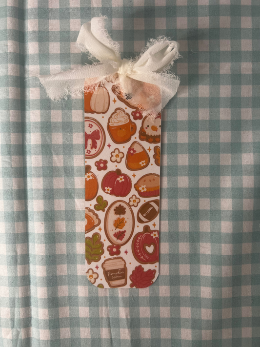 Cozy Autumn Cookie bookmark